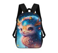 sinyumoney Sac À Dos 17 Pouces Fantasy Creature Art Print-11, Cartable Imprimé En 3D, Sac À Goûter, Sac À Dos De Voyage, Sac À Dos Pour Amis (filles Et Garçons)
