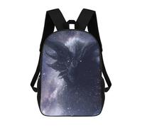 sinyumoney Sac À Dos 17 Pouces Galactic Dragon Portrait, Cartable Imprimé En 3D, Sac À Goûter, Sac À Dos De Voyage, Sac À Dos Pour Amis (filles Et Garçons)