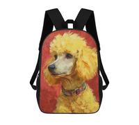 sinyumoney Sac À Dos 17 Pouces Golden Poodle Painting Artwork-1, Cartable Imprimé En 3D, Sac À Goûter, Sac À Dos De Voyage, Sac À Dos Pour Amis (filles Et Garçons)