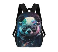 sinyumoney Sac À Dos 17 Pouces Panda Astronaut Art Print, Cartable Imprimé En 3D, Sac À Goûter, Sac À Dos De Voyage, Sac À Dos Pour Amis (filles Et Garçons)