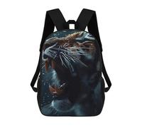 sinyumoney Sac À Dos 17 Pouces Roaring Tiger Close-Up, Cartable Imprimé En 3D, Sac À Goûter, Sac À Dos De Voyage, Sac À Dos Pour Amis (filles Et Garçons)