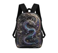 sinyumoney Sac À Dos 17 Pouces Steampunk Dragon Lord, Cartable Imprimé En 3D, Sac À Goûter, Sac À Dos De Voyage, Sac À Dos Pour Amis (filles Et Garçons)