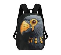 sinyumoney Sac À Dos 17 Pouces Toucan Close-up of A Parrot, Cartable Imprimé En 3D, Sac À Goûter, Sac À Dos De Voyage, Sac À Dos Pour Amis (filles Et Garçons)