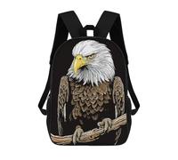 sinyumoney Sac À Dos 17inch Bald Eagle Bird Wildlife Sac À Dos Scolaire Imprimé En 3D Pour Garçons Et Filles, Sac À Dos Pour Ordinateur Portable Pour Enfants/étudiants/adultes