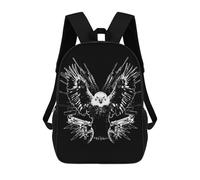sinyumoney Sac À Dos 17inch Bald Eagle Warrior Sac À Dos Scolaire Imprimé En 3D Pour Garçons Et Filles, Sac À Dos Pour Ordinateur Portable Pour Enfants/étudiants/adultes