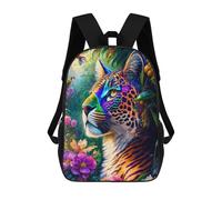 sinyumoney Sac À Dos 17inch Colorful Amazon Jaguar Sac À Dos Scolaire Imprimé En 3D Pour Garçons Et Filles, Sac À Dos Pour Ordinateur Portable Pour Enfants/étudiants/adultes