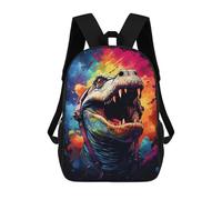 sinyumoney Sac À Dos 17inch Colorful Dinosaur Art Print Sac À Dos Scolaire Imprimé En 3D Pour Garçons Et Filles, Sac À Dos Pour Ordinateur Portable Pour Enfants/étudiants/adultes