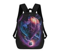 sinyumoney Sac À Dos 17inch Cosmic Balloon Adventure Sac À Dos Scolaire Imprimé En 3D Pour Garçons Et Filles, Sac À Dos Pour Ordinateur Portable Pour Enfants/étudiants/adultes