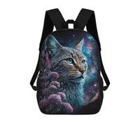sinyumoney Sac À Dos 17inch Cosmic Cat Fantasy Art-4 Sac À Dos Scolaire Imprimé En 3D Pour Garçons Et Filles, Sac À Dos Pour Ordinateur Portable Pour Enfants/étudiants/adultes