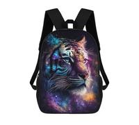 sinyumoney Sac À Dos 17inch Cosmic Tiger Art Print Sac À Dos Scolaire Imprimé En 3D Pour Garçons Et Filles, Sac À Dos Pour Ordinateur Portable Pour Enfants/étudiants/adultes