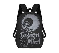 sinyumoney Sac À Dos 17inch Design Your Mind - Zen Wave Enso Manifestation Sac À Dos Scolaire Imprimé En 3D Pour Garçons Et Filles, Sac À Dos Pour Ordinateur Portable Pour Enfants/étudiants/adultes