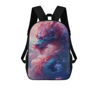 sinyumoney Sac À Dos 17inch Fantasy Dragon Artwork -12 Sac À Dos Scolaire Imprimé En 3D Pour Garçons Et Filles, Sac À Dos Pour Ordinateur Portable Pour Enfants/étudiants/adultes