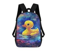 sinyumoney Sac À Dos 17inch Fantasy Rubber Duck Painting Sac À Dos Scolaire Imprimé En 3D Pour Garçons Et Filles, Sac À Dos Pour Ordinateur Portable Pour Enfants/étudiants/adultes