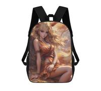 sinyumoney Sac À Dos 17inch Fox Spirit Elegance Dress Sac À Dos Scolaire Imprimé En 3D Pour Garçons Et Filles, Sac À Dos Pour Ordinateur Portable Pour Enfants/étudiants/adultes
