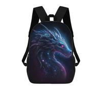 sinyumoney Sac À Dos 17inch Galactic Dragon Artwork Sac À Dos Scolaire Imprimé En 3D Pour Garçons Et Filles, Sac À Dos Pour Ordinateur Portable Pour Enfants/étudiants/adultes