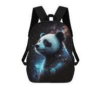 sinyumoney Sac À Dos 17inch Galactic Panda Art Print-2 Sac À Dos Scolaire Imprimé En 3D Pour Garçons Et Filles, Sac À Dos Pour Ordinateur Portable Pour Enfants/étudiants/adultes