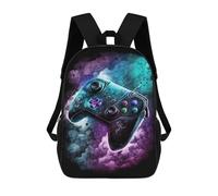 sinyumoney Sac À Dos 17inch Gaming Controller Art Print Sac À Dos Scolaire Imprimé En 3D Pour Garçons Et Filles, Sac À Dos Pour Ordinateur Portable Pour Enfants/étudiants/adultes