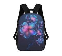 sinyumoney Sac À Dos 17inch Glowing Fantasy Flowers Sac À Dos Scolaire Imprimé En 3D Pour Garçons Et Filles, Sac À Dos Pour Ordinateur Portable Pour Enfants/étudiants/adultes