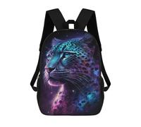 sinyumoney Sac À Dos 17inch Glowing Leopard Art Print-1 Sac À Dos Scolaire Imprimé En 3D Pour Garçons Et Filles, Sac À Dos Pour Ordinateur Portable Pour Enfants/étudiants/adultes