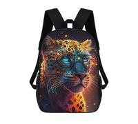 sinyumoney Sac À Dos 17inch Leopard Glasses Art Print Sac À Dos Scolaire Imprimé En 3D Pour Garçons Et Filles, Sac À Dos Pour Ordinateur Portable Pour Enfants/étudiants/adultes