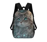 sinyumoney Sac À Dos 17inch Magical Fantasy Cat Artwork -1 Sac À Dos Scolaire Imprimé En 3D Pour Garçons Et Filles, Sac À Dos Pour Ordinateur Portable Pour Enfants/étudiants/adultes
