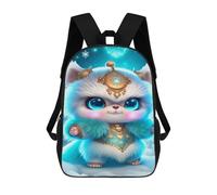 sinyumoney Sac À Dos 17inch Magical Snow Fox Crown Sac À Dos Scolaire Imprimé En 3D Pour Garçons Et Filles, Sac À Dos Pour Ordinateur Portable Pour Enfants/étudiants/adultes