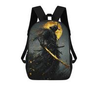 sinyumoney Sac À Dos 17inch Samurai Warrior with Sword -1 Sac À Dos Scolaire Imprimé En 3D Pour Garçons Et Filles, Sac À Dos Pour Ordinateur Portable Pour Enfants/étudiants/adultes