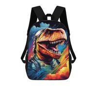 sinyumoney Sac À Dos 17inch Space Dinosaur Adventure -14 Sac À Dos Scolaire Imprimé En 3D Pour Garçons Et Filles, Sac À Dos Pour Ordinateur Portable Pour Enfants/étudiants/adultes