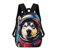 sinyumoney Sac À Dos 17inch Space Dog Explorer-157 Sac À Dos Scolaire Imprimé En 3D Pour Garçons Et Filles, Sac À Dos Pour Ordinateur Portable Pour Enfants/étudiants/adultes