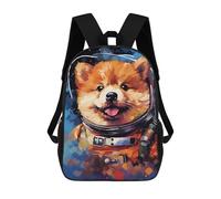 sinyumoney Sac À Dos 17inch Space Pup Adventure -11 Sac À Dos Scolaire Imprimé En 3D Pour Garçons Et Filles, Sac À Dos Pour Ordinateur Portable Pour Enfants/étudiants/adultes