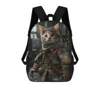 sinyumoney Sac À Dos 17inch Steampunk Cat Explorer Gear Sac À Dos Scolaire Imprimé En 3D Pour Garçons Et Filles, Sac À Dos Pour Ordinateur Portable Pour Enfants/étudiants/adultes