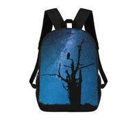 sinyumoney Sac À Dos 3D Alone in The Dark Sac D'école Pour Garçons, Sac À Livres, Sac À Dos Tendance Pour Ordinateur Portable, Sac À Dos Pour Garçons Et Filles 17inch