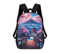 sinyumoney Sac À Dos 3D Amusant Et Cool Pour Adolescents (garçons Et Filles) Fuji Mountain Beautiful Sac À Dos Imprimé 3D Pour Enfants, Sac D'école Primaire 17inch