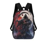 sinyumoney Sac À Dos 3D Amusant Et Cool Pour Adolescents (garçons Et Filles) Grim Reaper in Space Sac À Dos Imprimé 3D Pour Enfants, Sac D'école Primaire 17inch