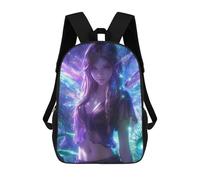 sinyumoney Sac À Dos 3D Amusant Et Cool Pour Adolescents (garçons Et Filles) Magical Fairy Anime Girl Sac À Dos Imprimé 3D Pour Enfants, Sac D'école Primaire 17inch