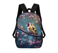 sinyumoney Sac À Dos 3D Amusant Et Cool Pour Adolescents (garçons Et Filles) Majestic Bird Goldfinch Sac À Dos Imprimé 3D Pour Enfants, Sac D'école Primaire 17inch