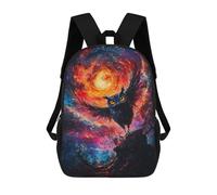 sinyumoney Sac À Dos 3D Amusant Et Cool Pour Adolescents (garçons Et Filles) Owl in Night Sky Sac À Dos Imprimé 3D Pour Enfants, Sac D'école Primaire 17inch