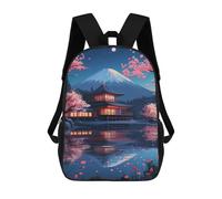 sinyumoney Sac À Dos 3D Epic Scenic Reflection Sac D'école Pour Garçons, Sac À Livres, Sac À Dos Tendance Pour Ordinateur Portable, Sac À Dos Pour Garçons Et Filles 17inch