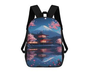 sinyumoney Sac À Dos 3D Epic Scenic Reflection Sac D'école Pour Garçons, Sac À Livres, Sac À Dos Tendance Pour Ordinateur Portable, Sac À Dos Pour Garçons Et Filles 17inch