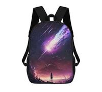sinyumoney Sac À Dos 3D Galaxy Meteor Sunset Sac D'école Pour Garçons, Sac À Livres, Sac À Dos Tendance Pour Ordinateur Portable, Sac À Dos Pour Garçons Et Filles 17inch