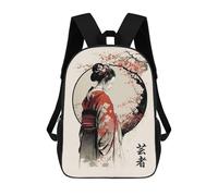 sinyumoney Sac À Dos 3D Geisha Dream Sac D'école Pour Garçons, Sac À Livres, Sac À Dos Tendance Pour Ordinateur Portable, Sac À Dos Pour Garçons Et Filles 17inch