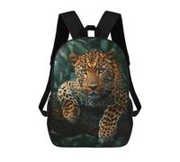 sinyumoney Sac À Dos 3D Jungle Leopard Sac D'école Pour Garçons, Sac À Livres, Sac À Dos Tendance Pour Ordinateur Portable, Sac À Dos Pour Garçons Et Filles 17inch