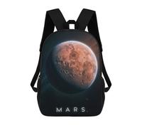 sinyumoney Sac À Dos 3D Planet Mars in Space Sac D'école Pour Garçons, Sac À Livres, Sac À Dos Tendance Pour Ordinateur Portable, Sac À Dos Pour Garçons Et Filles 17inch