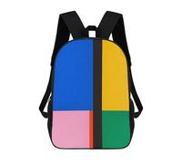 sinyumoney Sac À Dos 3D Pour Enfants Abstract And Conceptual 6 Sacs Imprimés Sac D'école Sac À Dos Léger Sac À Dos Tendance Et Amusant Pour Enfants 17inch