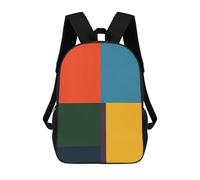 sinyumoney Sac À Dos 3D Pour Enfants Abstract Collage 07 Sacs Imprimés Sac D'école Sac À Dos Léger Sac À Dos Tendance Et Amusant Pour Enfants 17inch