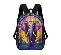 sinyumoney Sac À Dos 3D Pour Enfants Abstract Elephant Stained Sacs Imprimés Sac D'école Sac À Dos Léger Sac À Dos Tendance Et Amusant Pour Enfants 17inch