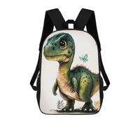 sinyumoney Sac À Dos 3D Pour Enfants Adorable Dinosaur with Butterfly Sacs Imprimés Sac D'école Sac À Dos Léger Sac À Dos Tendance Et Amusant Pour Enfants 17inch