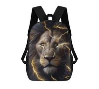 sinyumoney Sac À Dos 3D Pour Enfants Angry Lion Face Animal Sacs Imprimés Sac D'école Sac À Dos Léger Sac À Dos Tendance Et Amusant Pour Enfants 17inch