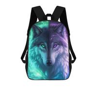sinyumoney Sac À Dos 3D Pour Enfants Anime Mystical Wolf Sacs Imprimés Sac D'école Sac À Dos Léger Sac À Dos Tendance Et Amusant Pour Enfants 17inch