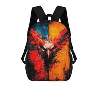 sinyumoney Sac À Dos 3D Pour Enfants Bird of The Division Line Sacs Imprimés Sac D'école Sac À Dos Léger Sac À Dos Tendance Et Amusant Pour Enfants 17inch